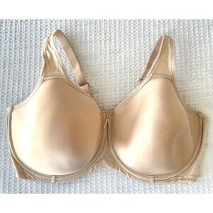 Wacoal Basic Beauty Bra 42DDD Spacer Underwire Full Coverage Figure Nude T-Shirt